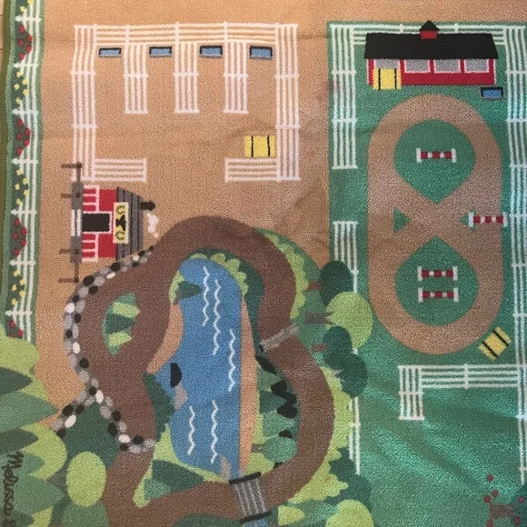 Kids Construction Play Rug - Picture 2 of 2